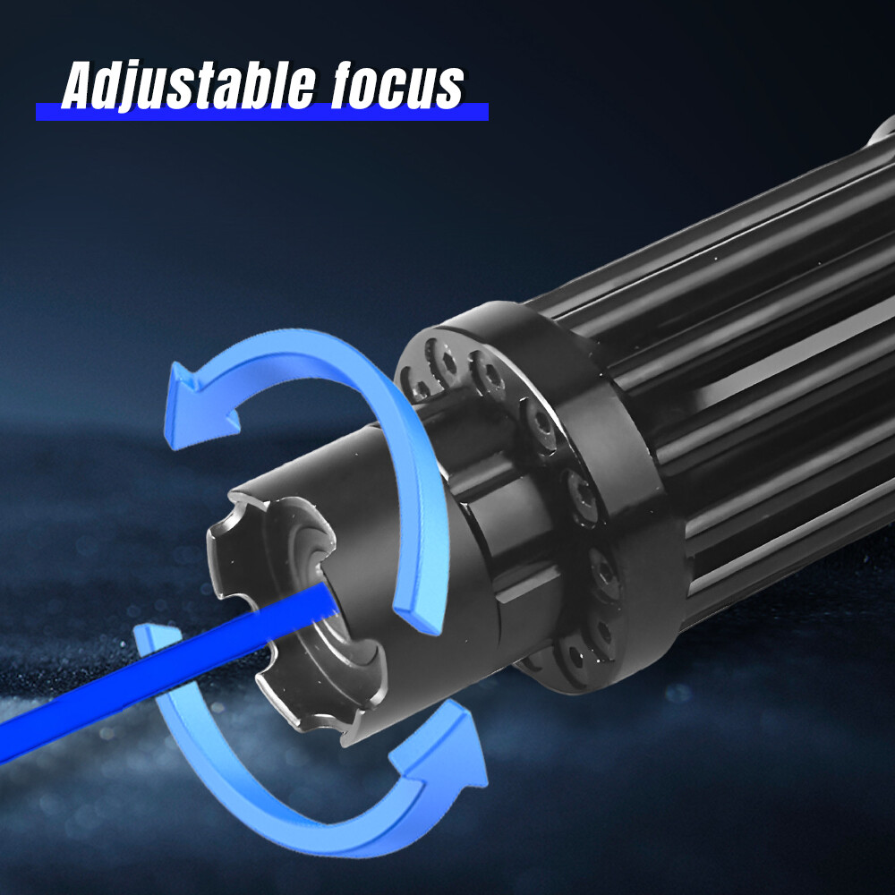Most Powerful Focus High Power Blue Laser Pointer Lazer Burning Laser Pointer US