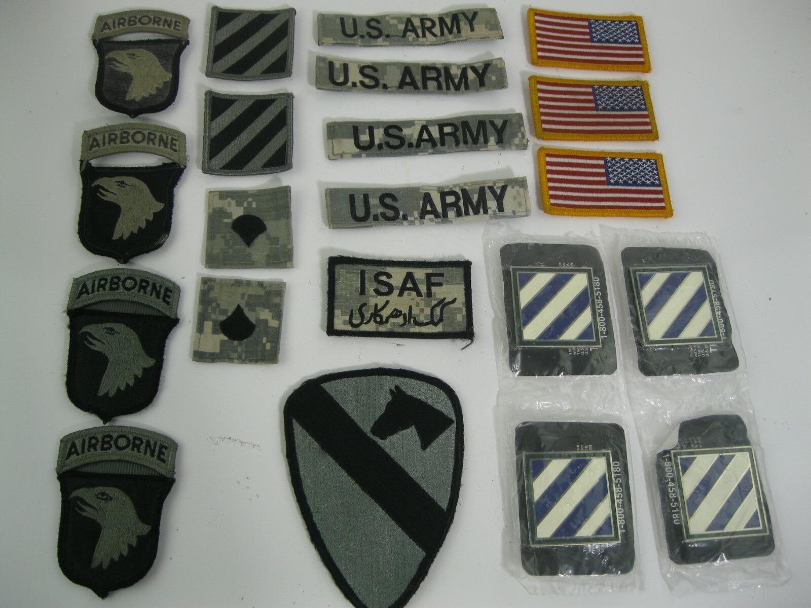 COLLECTION OF MILITARY ARMY & 1 USAF PATCHES AND PINS LOOK NICE!!!