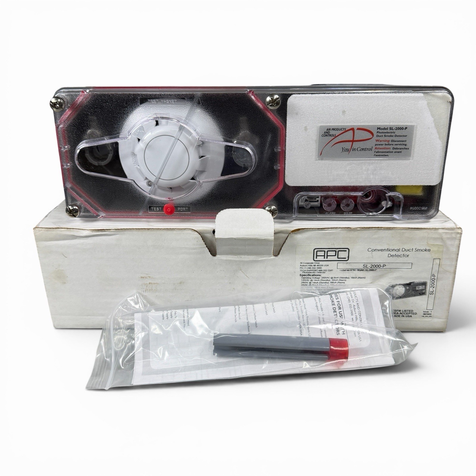 Air Products and Controls SL-2000-P Duct Smoke Detector (NEW)