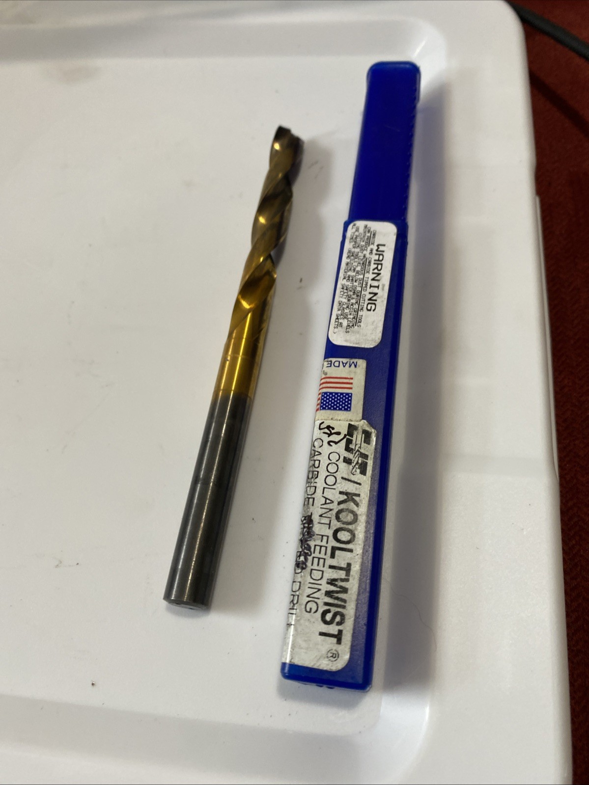 CJT Kooltwist Solid Carbide Coolant Thru Drill Bit 13/32” 5.75” OAL (I19)