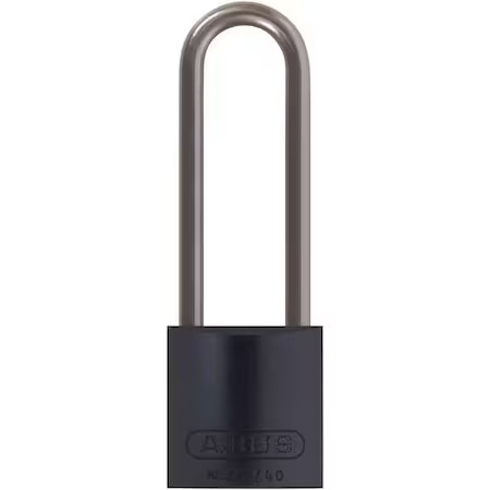 Abus 72 Hb/40-75 Kd Black Lockout Padlock, Keyed Different, Aluminum, Black, 3
