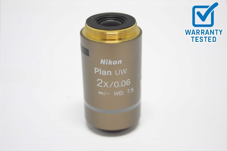 Nikon Plan UW 2x/0.06 Microscope Objective Unit 18