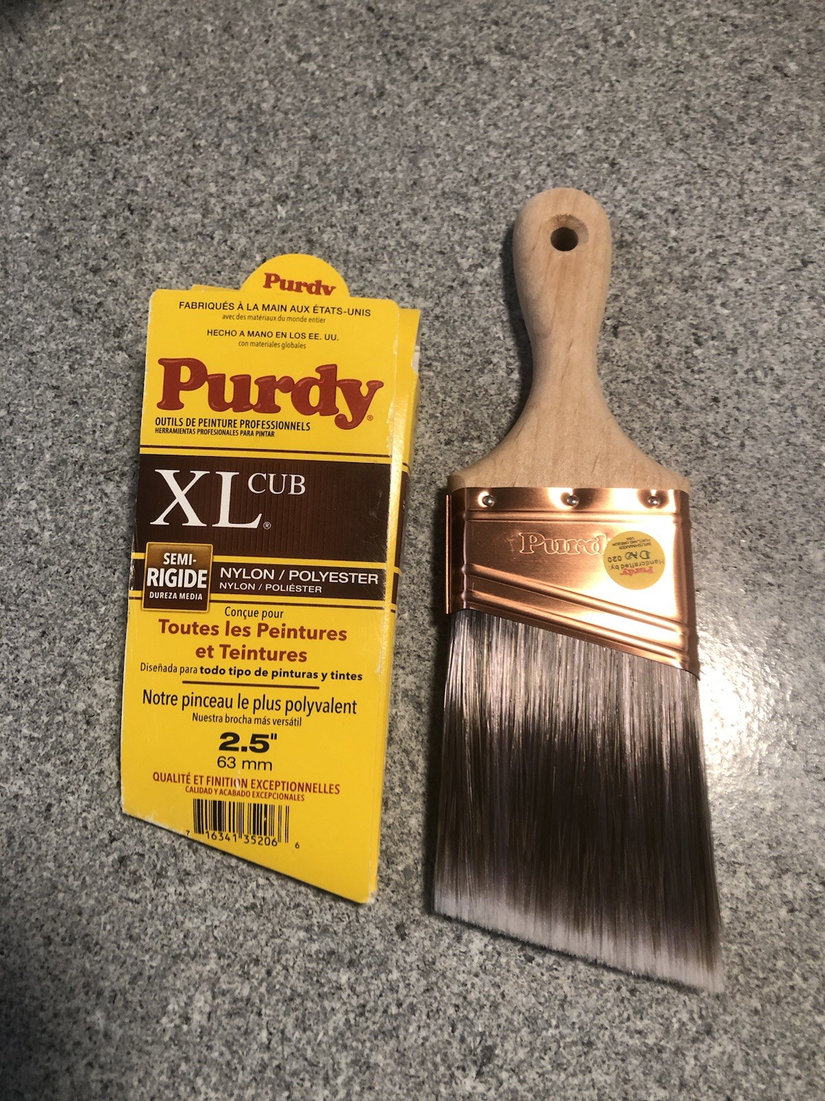 New Purdy Nylon Polyester Trim Paint Brush 2.5” XL with Wood Handle