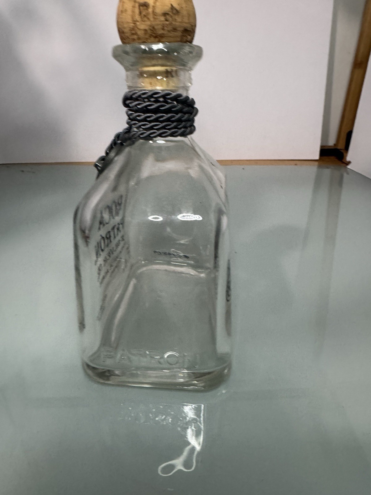 ROCA PATRON Silver Tequila 750ml "EMPTY" Bottle w/Cork & Medallion