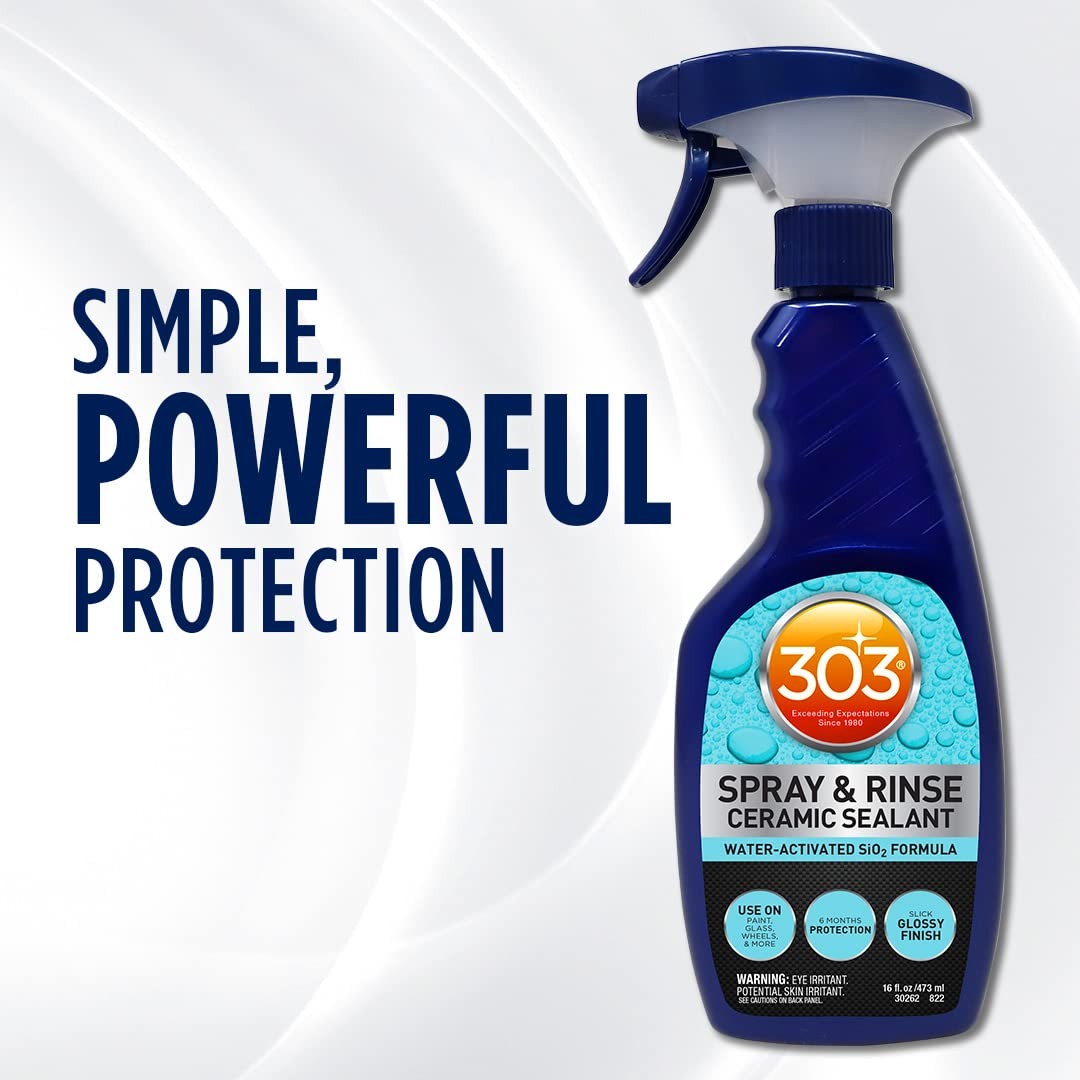 Spray & Rinse Ceramic Sealant – Quick Ceramic Coating – Water-Activated SiO2 ...