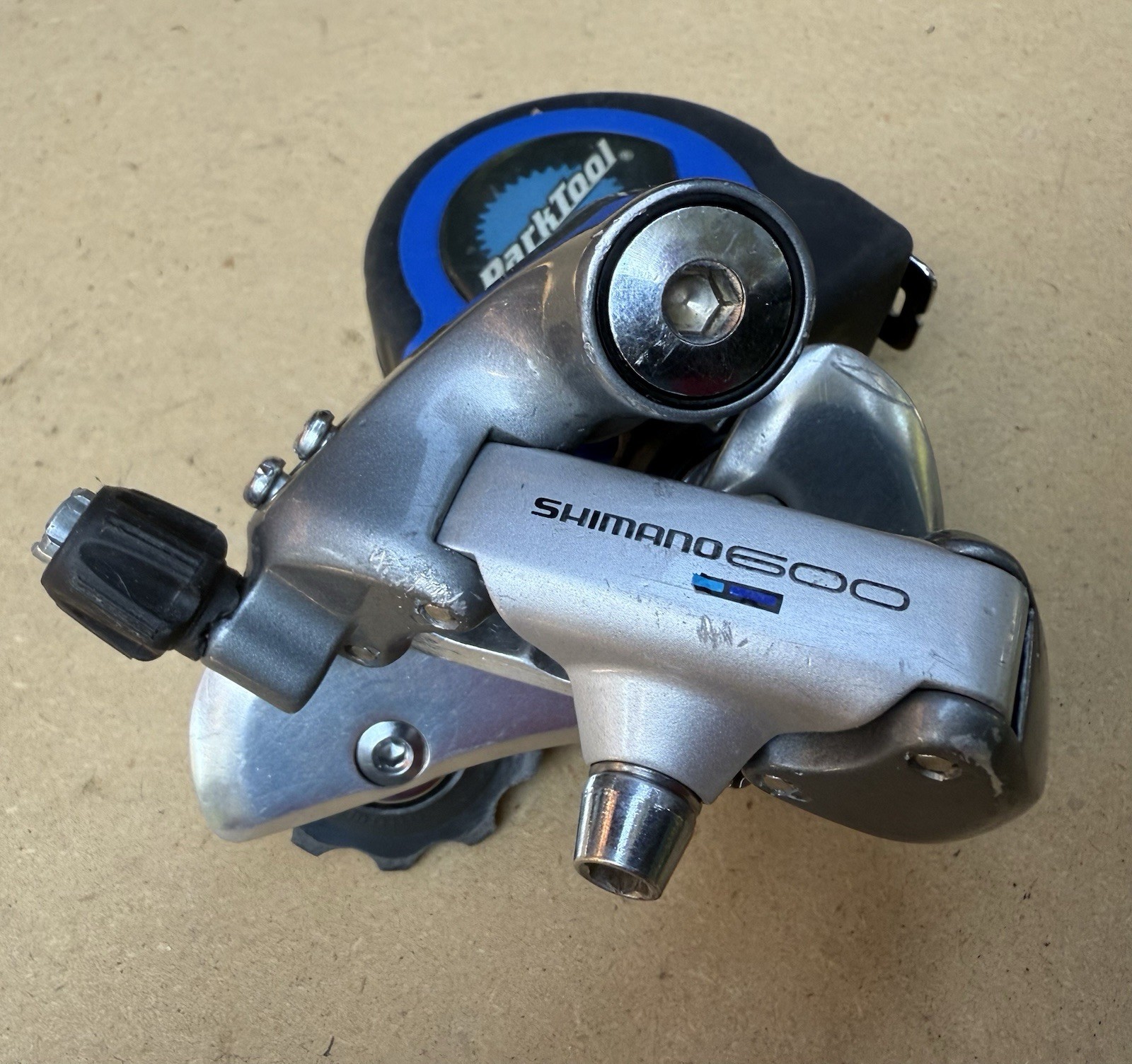 Shimano 600 Ultegra Tri-Color RD-6400 Rear Derailleur 7 Speed 7 Spd Short Cage