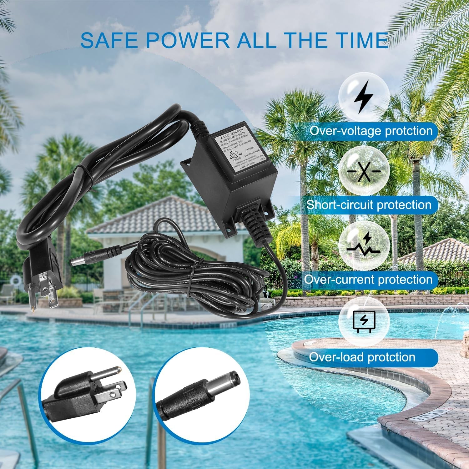 460304 Ionizer Transformer for Use with The Pool Ionizer Treatment System