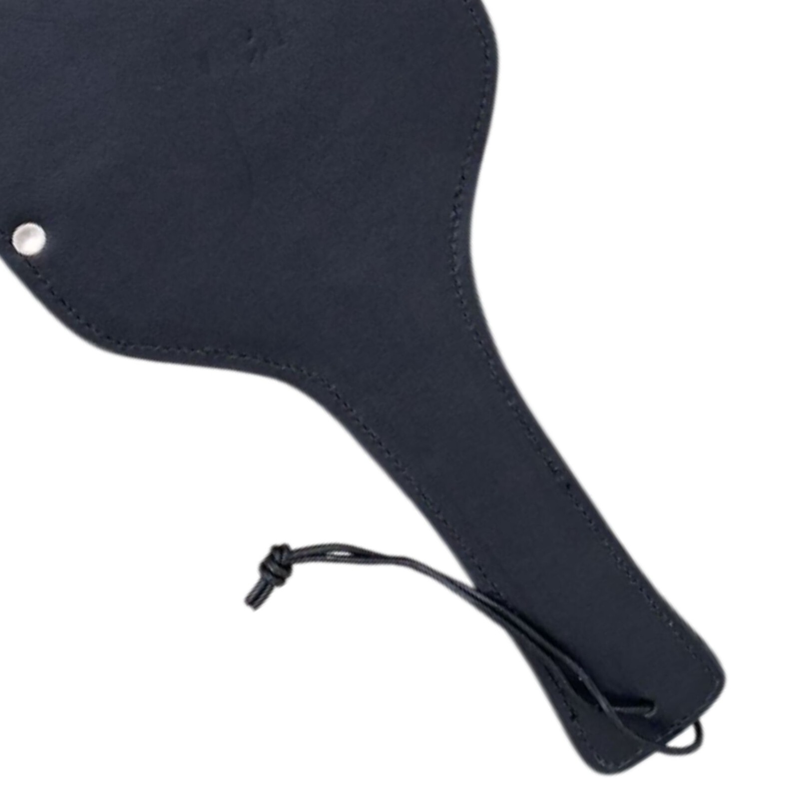 Genuine Cowhide Leather Paddle with Steel Studs Flexible Short Length