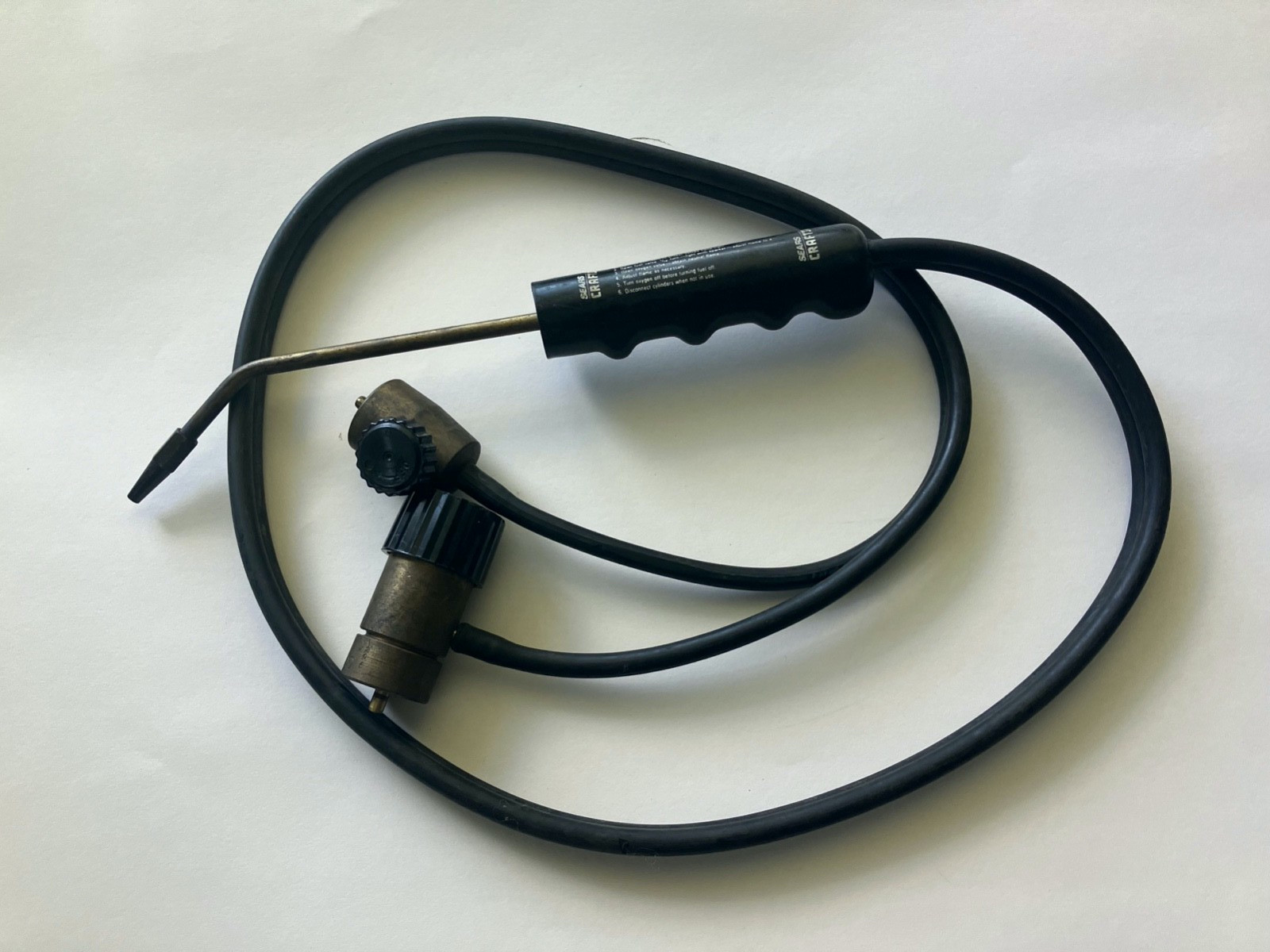 BRASS SEARS CRAFTSMAN OXYGEN / GAS WELDING TORCH