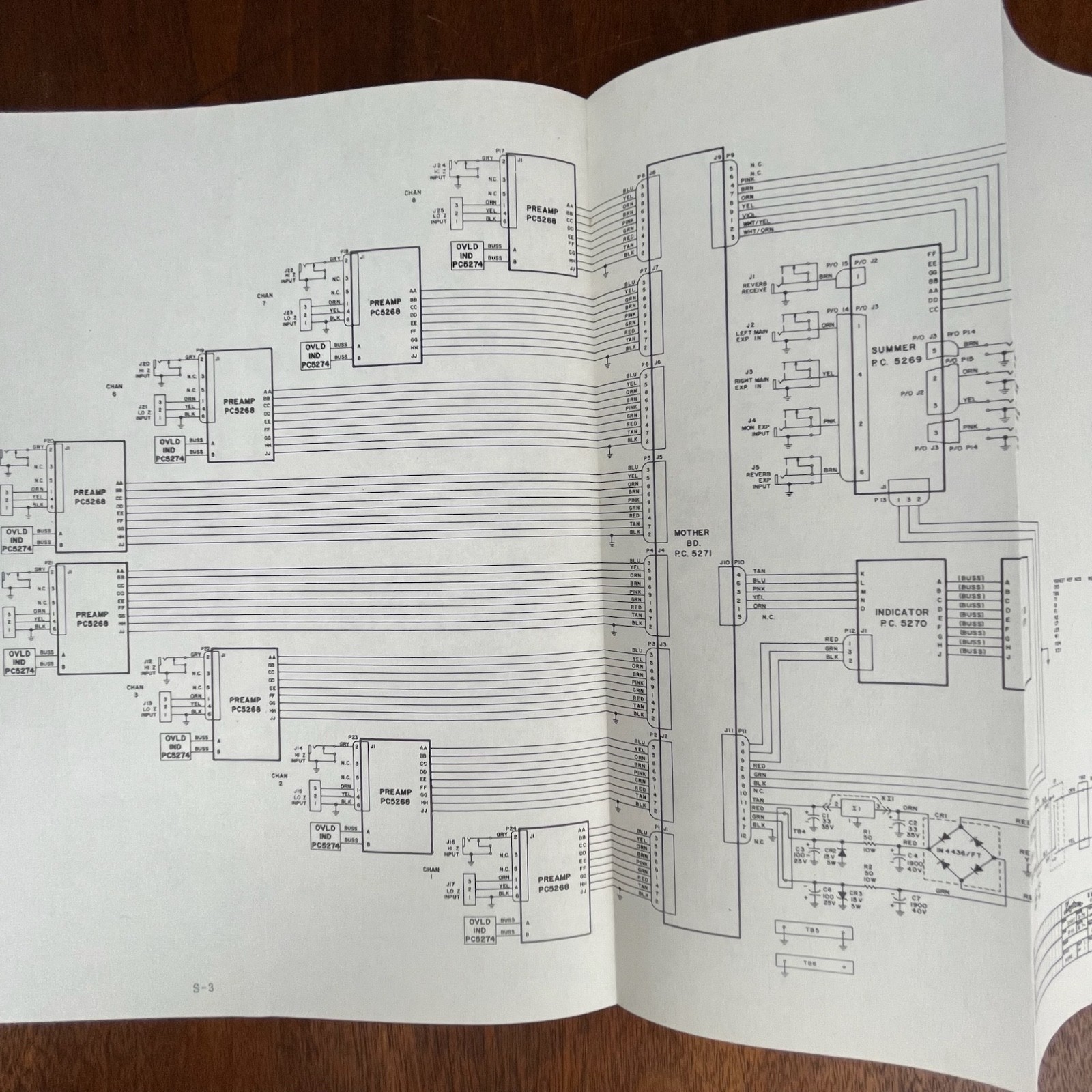 VINTAGE KUSTOM VIII B.A.S. INTERCONNECT DIAGRAM