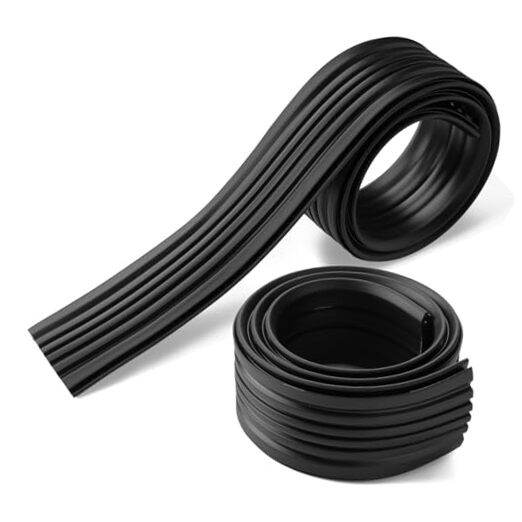 Golf Cart Floor Edge Guard Sill Protector, 2 PCS Anti-Collision Rubber Side