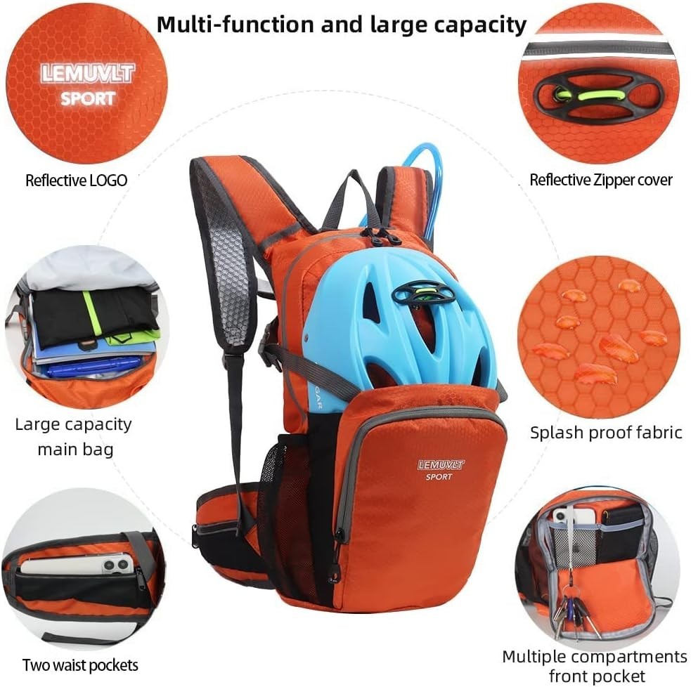 "Small Hiking Daypack Rucking Backpack 15L,Lightweight & Durable -Ideal Backpa..
