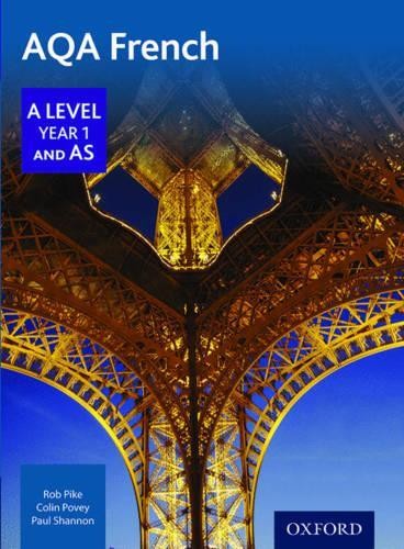 AQA French A Level Year 1 and AS by Shannon, Paul Book The Fast Free Shipping