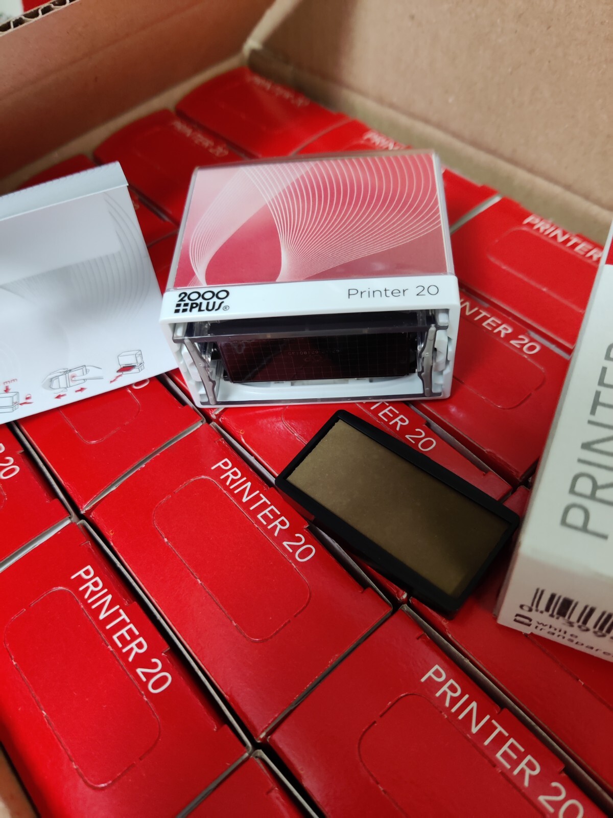 2000 PLUS Printer 20.Self ink stamps, with out stamp pad, bulk, price for 3