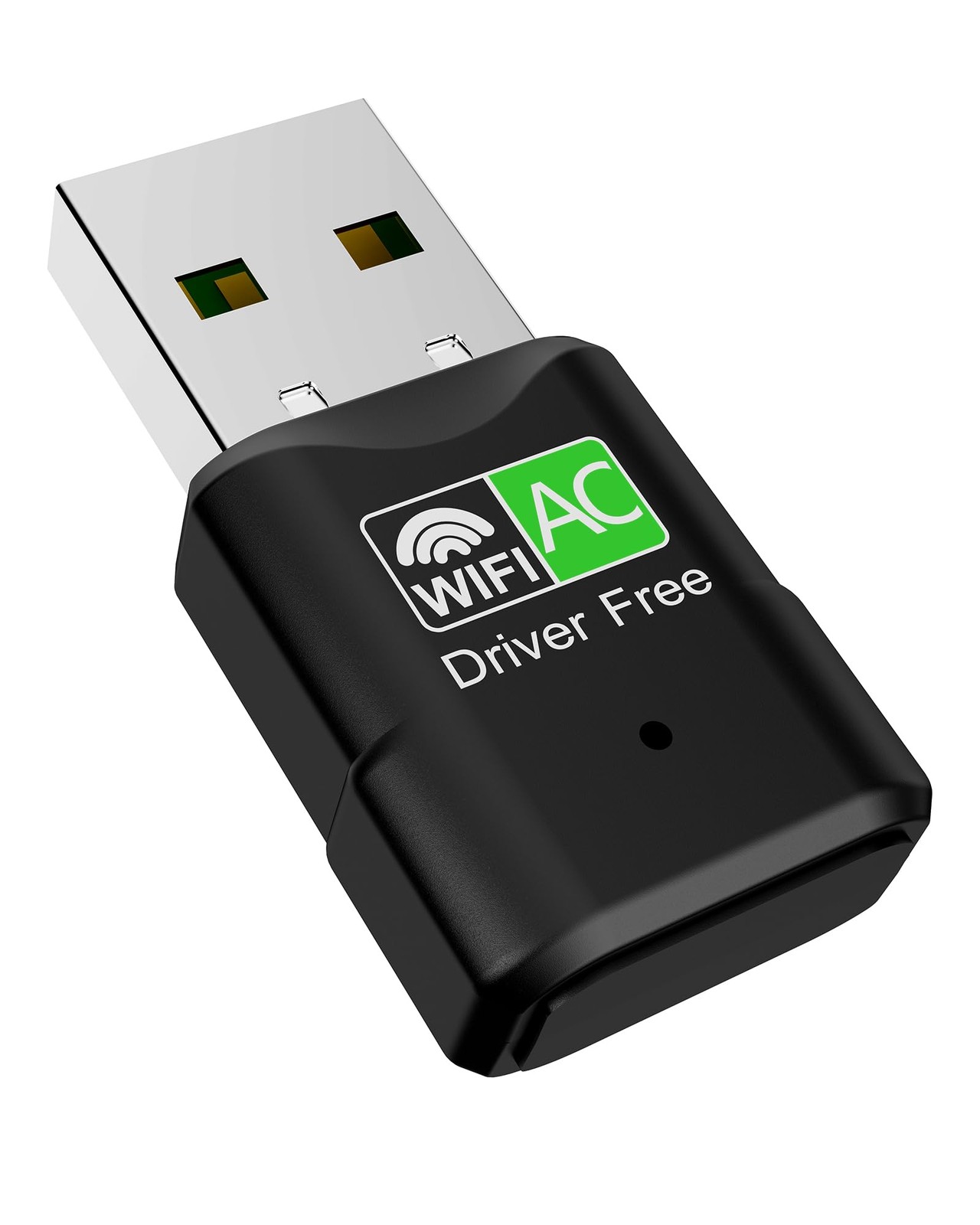 USB WiFi Adapter for Desktop PC, RENGOGA 600Mbps Dual Band 2.4G 5.8G Black