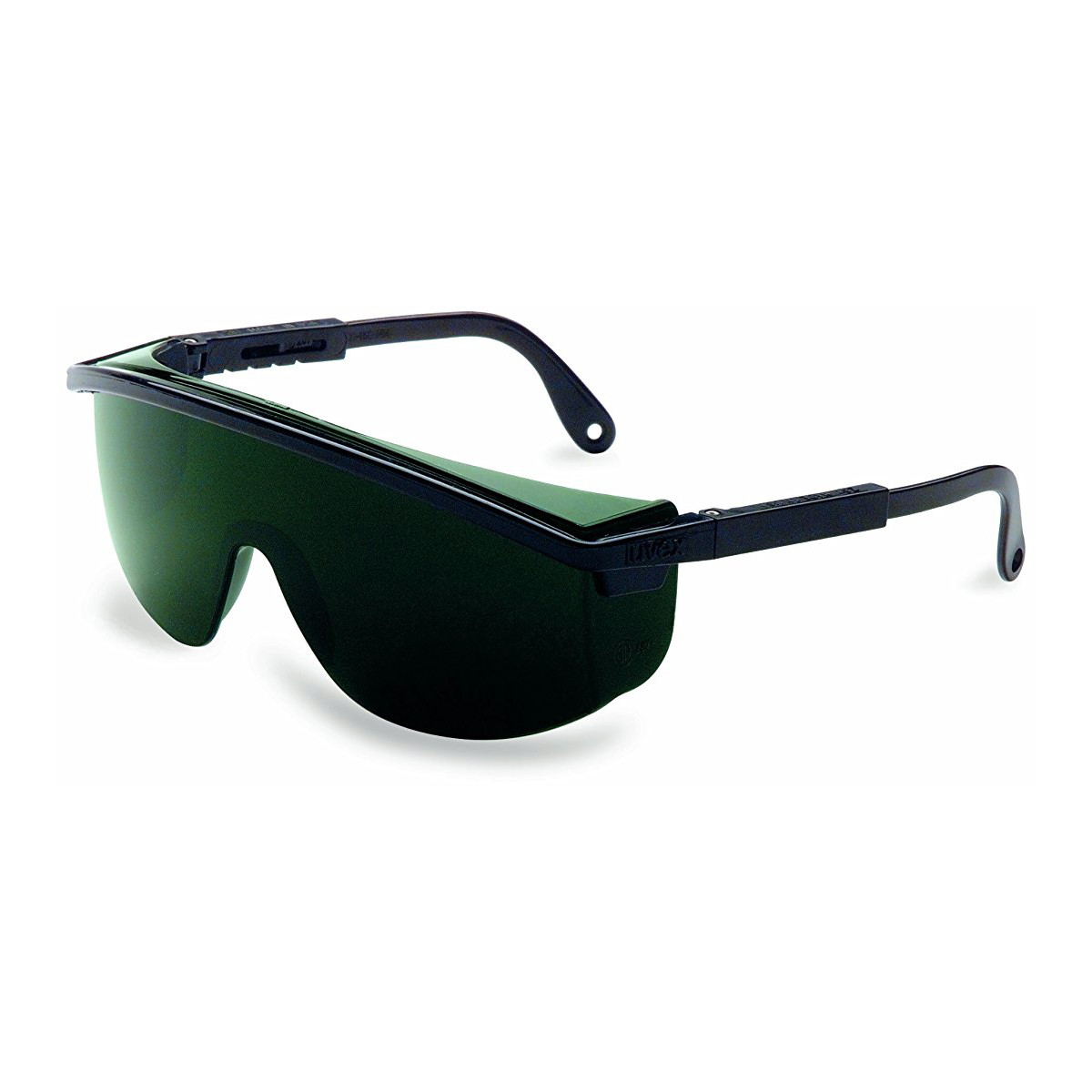 Uvex S1112 Astrospec 3000 Black Frame Safety Glasses with 5.0 Shade Lens