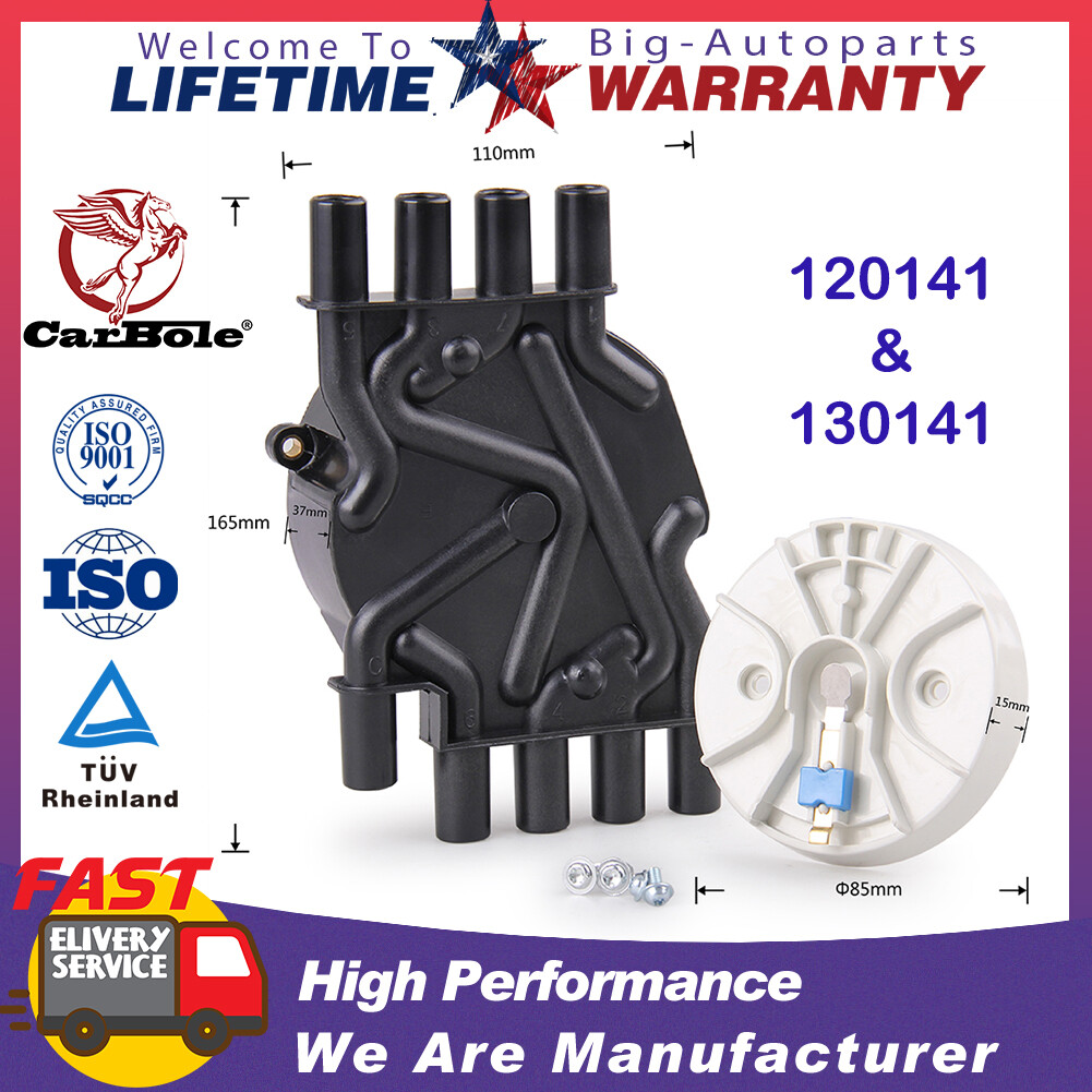 120141 & 130141 Distributor Cap With Rotor Kits For GMC Cadillac Chevy 5.0L 5.7L