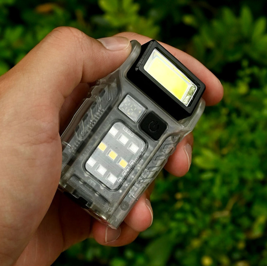 Super Bright 7 Modes Light Magnet Flashlight Pocket Torch Emergency Rechargeable