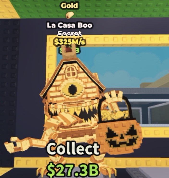 La Casa Boo Gold Secret In-Game Virtual Collectible Game Item/Asset