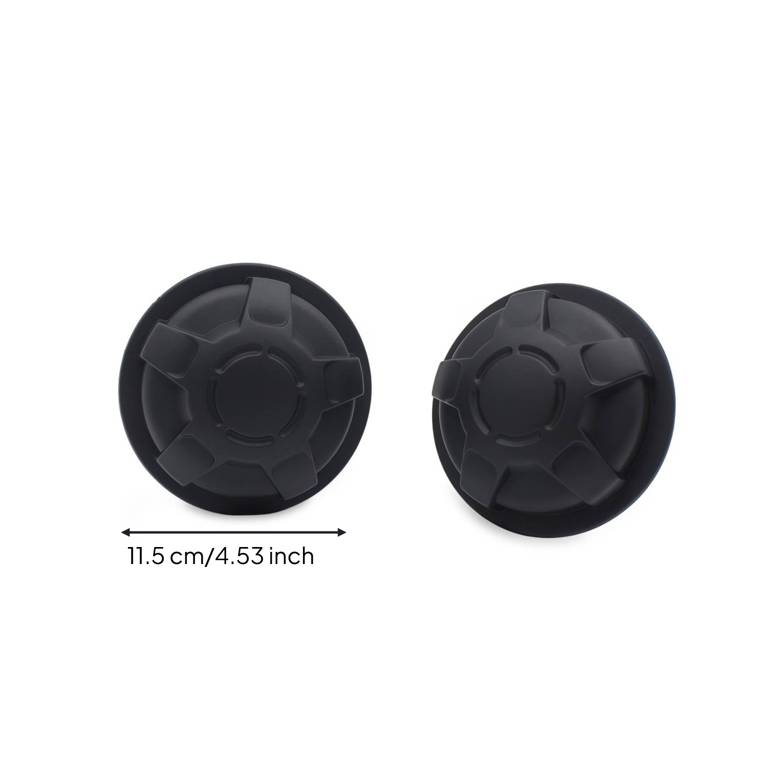 Headlight Rear Cover Black Rear Headlight Cap Textured