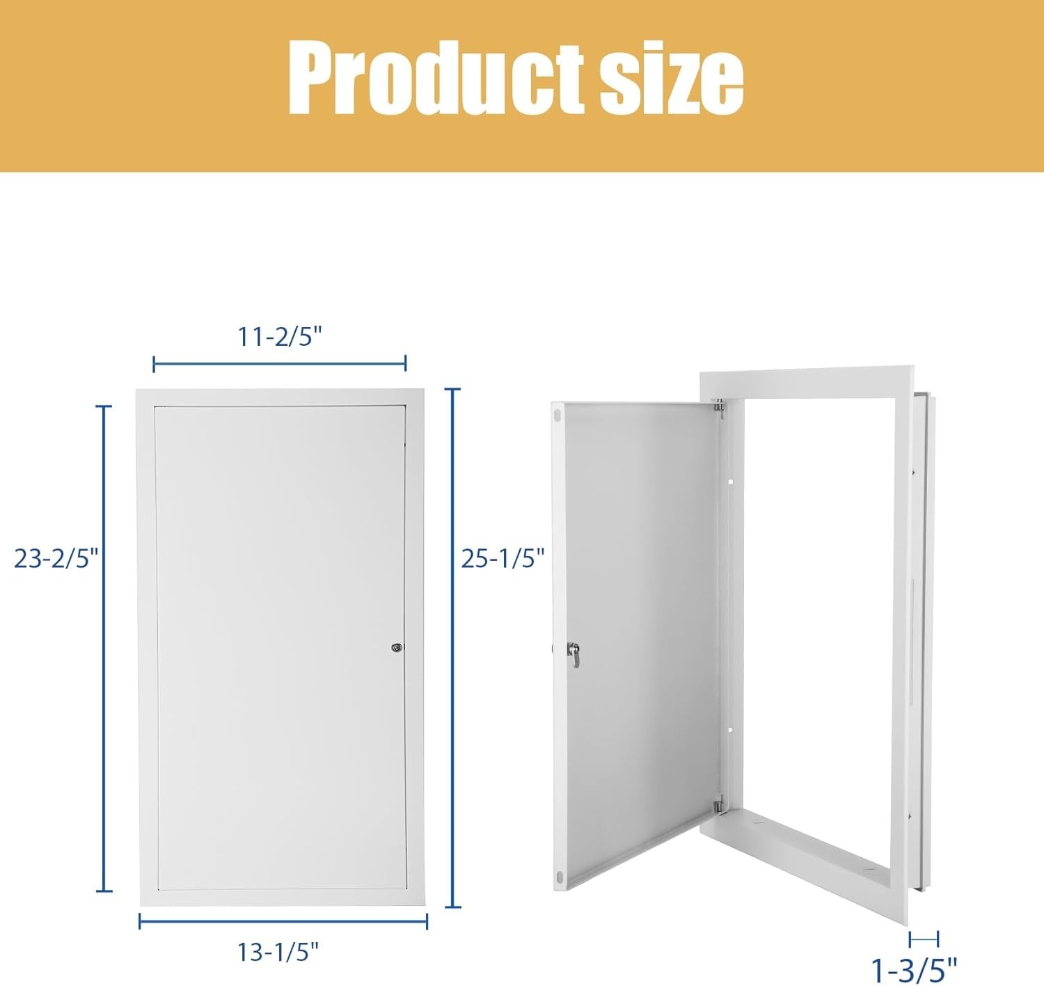 Thicken 1mm 12 x 24 Access Panel for Drywall,Attic Door, Ceiling Access Panel...