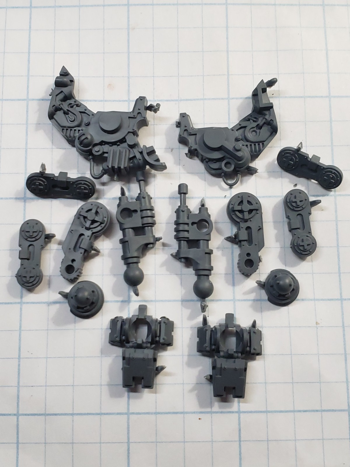 Warhammer 30k Solar Auxilia Bits Hermes Sentinel Legs & Cockpit Seat