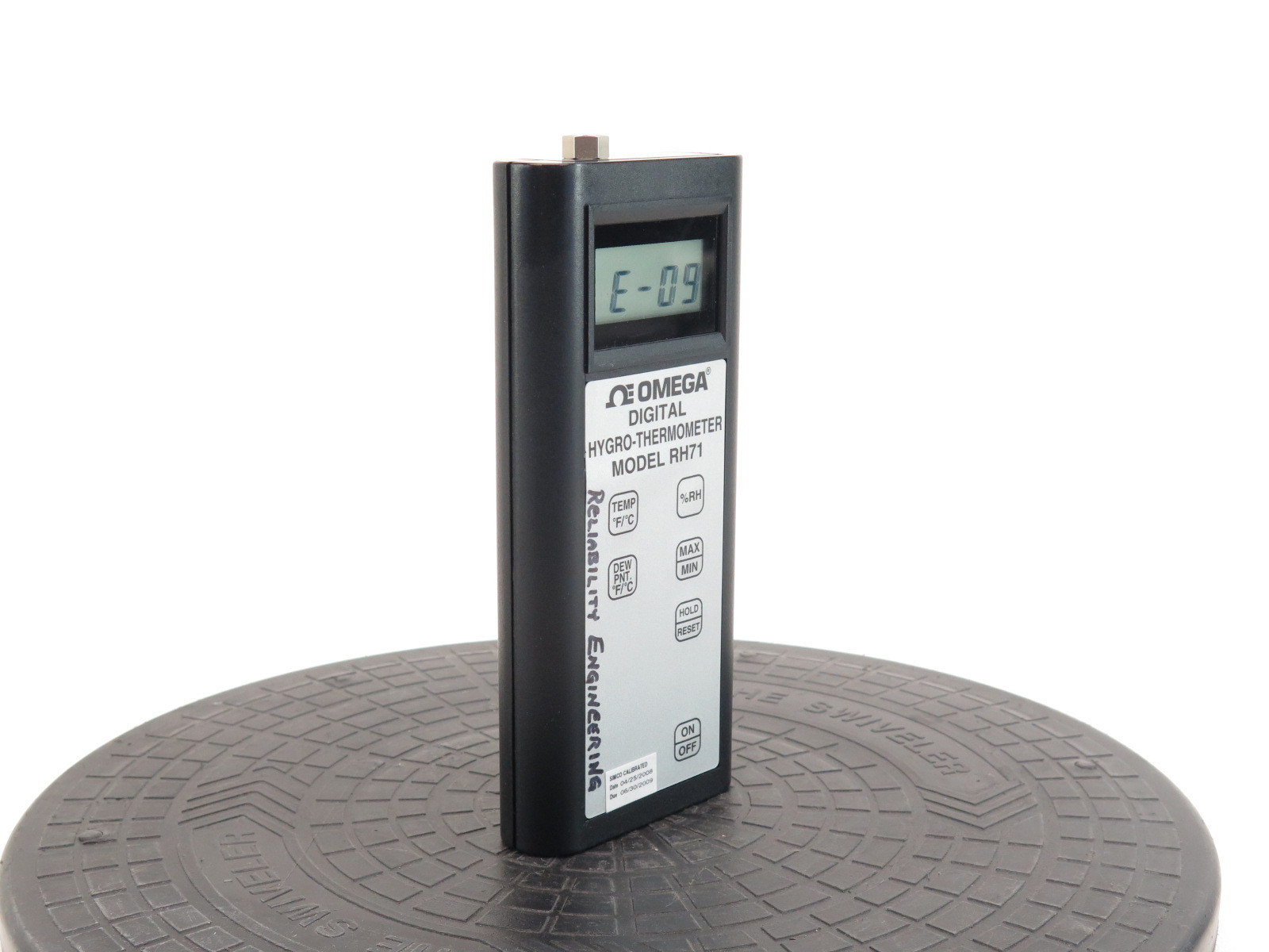 Omega RH71 Digital Hygro-Thermometer With Case and Probe