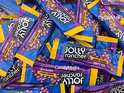 Jolly Rancher GRAPE STIX 30 pieces Grape Jolly Ranchers STICKS bulk hard candy