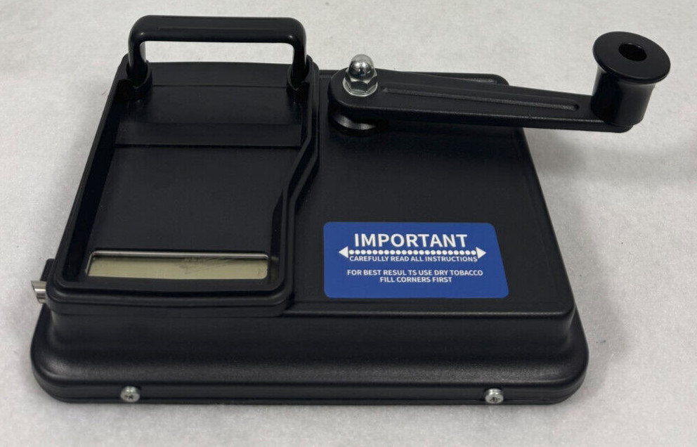 Manual Cigarette Rolling Machine with Tobacco Injector - Durable & Easy to Use