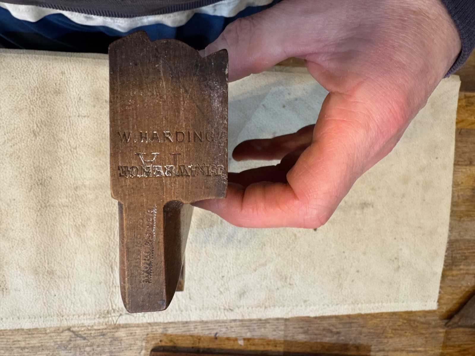 Vintage Moulding Plane by Barnes, Worcester