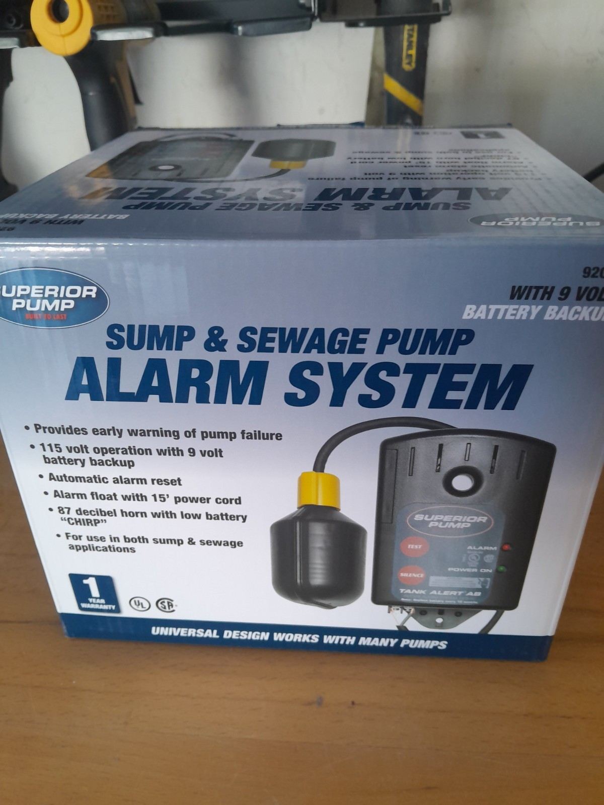 Sump/Sewage Alarm System