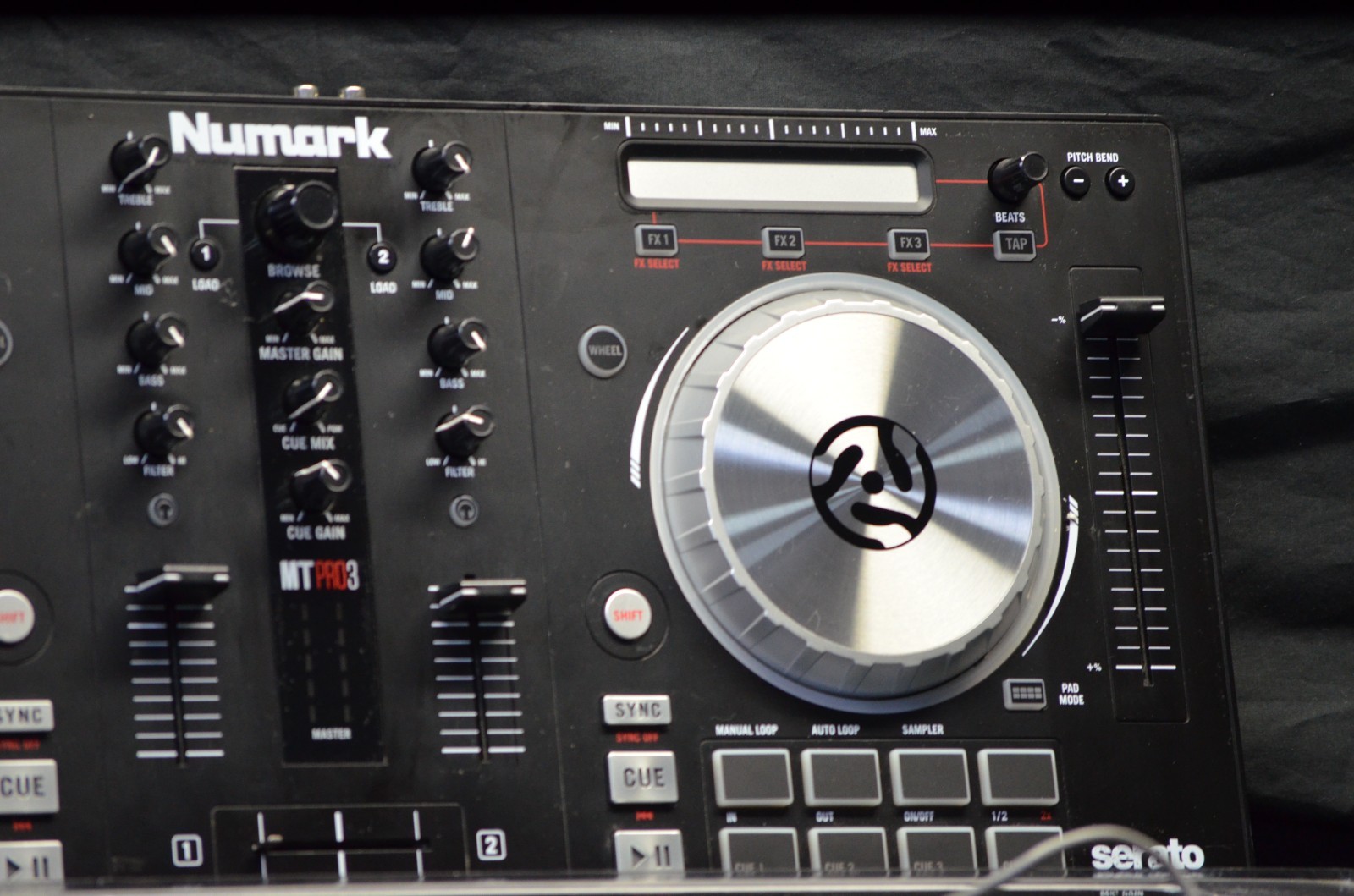 Numark Mixtrack Pro 3 DJ Controller Serato USB MIDI w/ Cable Tested Working