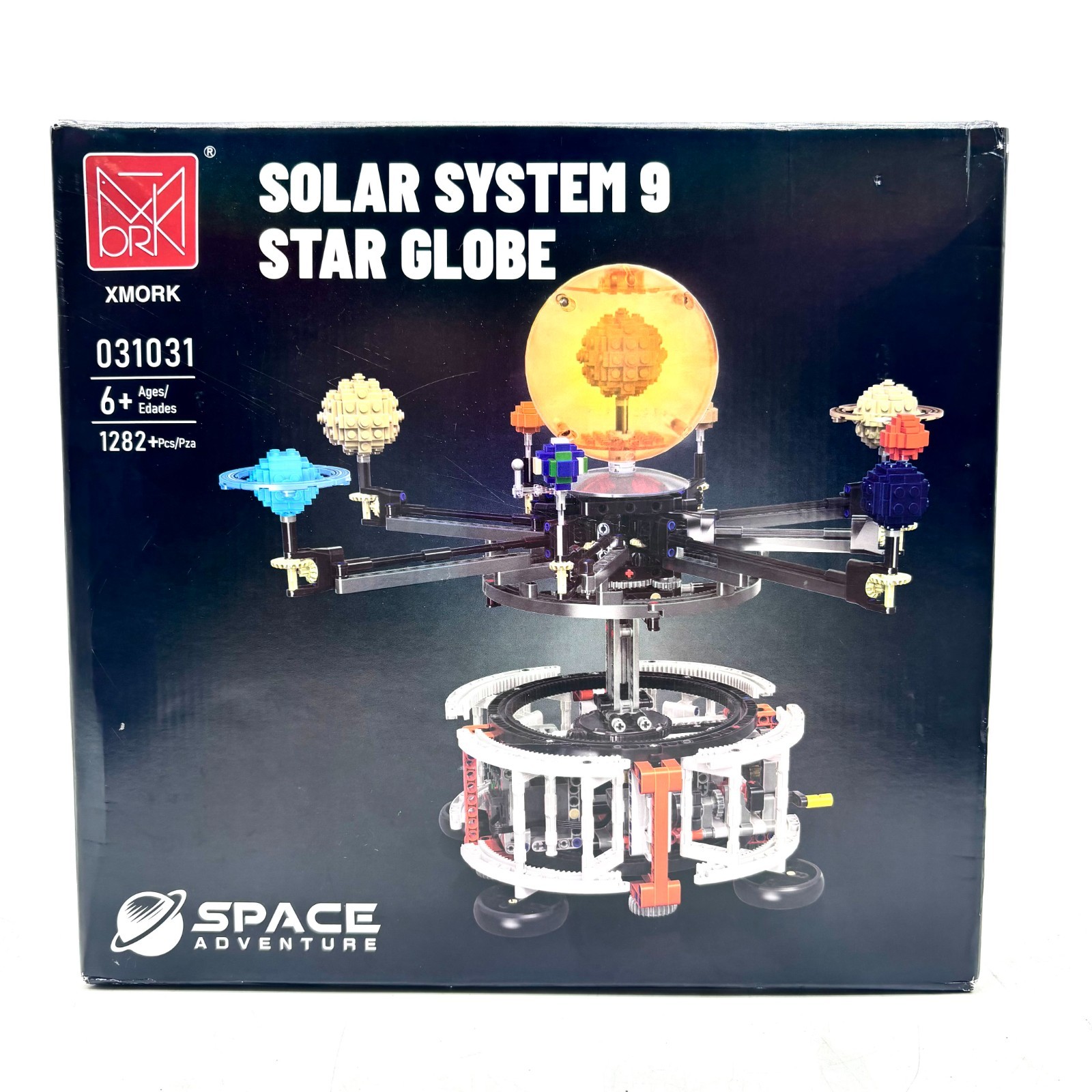 New MOCBURIKU Solar System Building Set with Light and 8 Planets