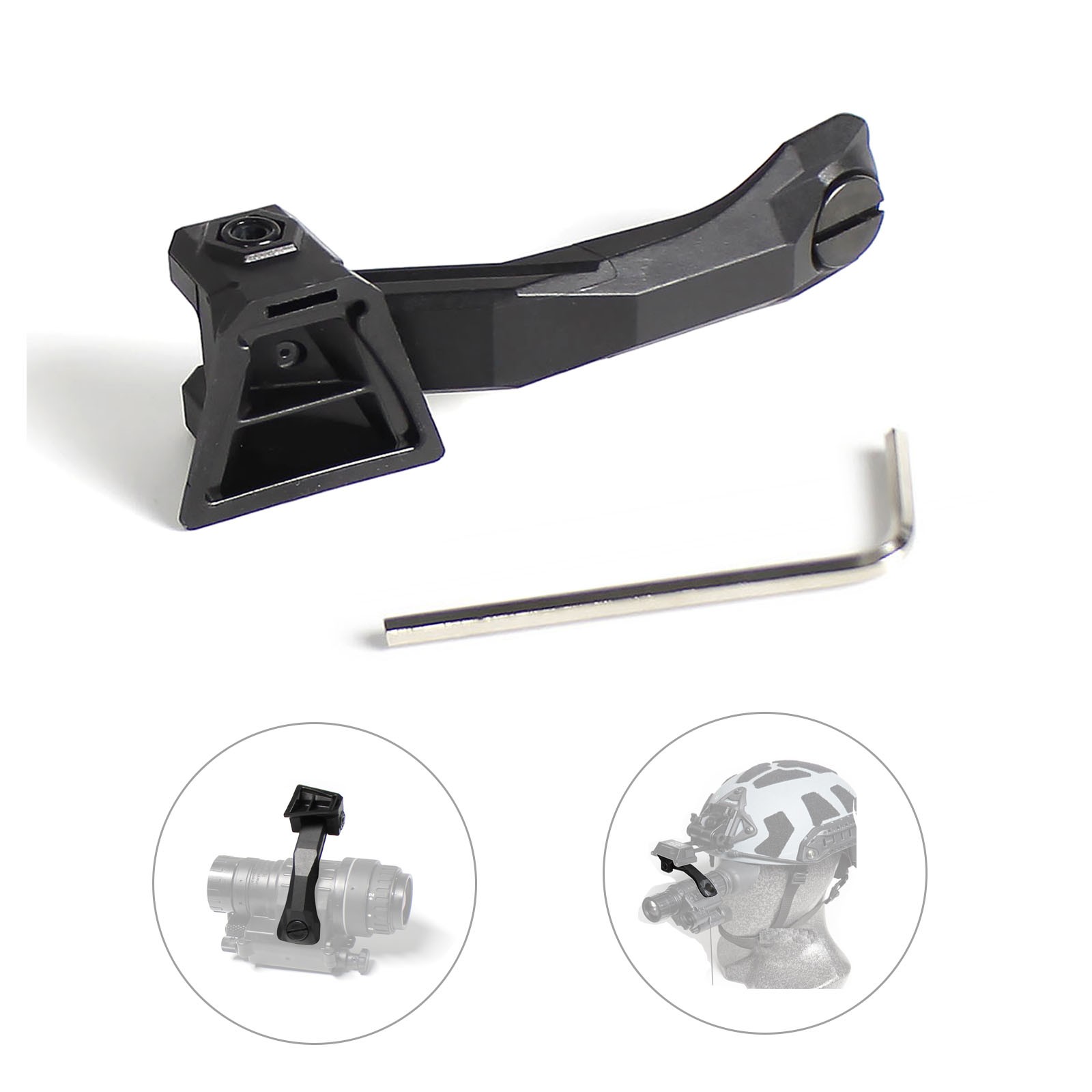 High Quality Tactical PVS-14 Helmet J Arm Mount Conversion Adapter Mounting Base