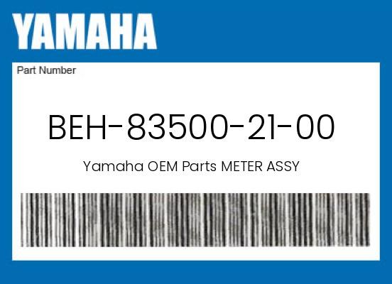Yamaha Genuine Meter Assy - Beh-83500-21-00