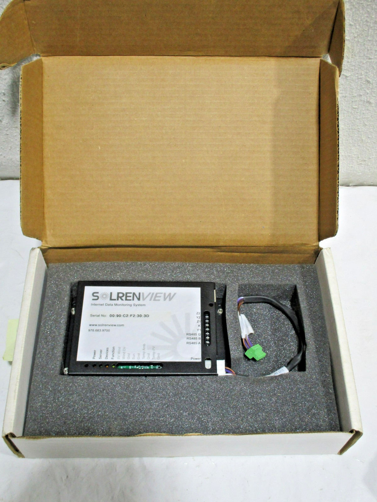 SolrenView Internet Data Monitoring System for Solar Inverters Solectria SRV-LCD