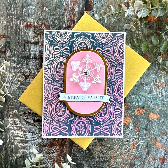 Spellbinders Die Cuts From Merry Moments Dimensional Snowflakes