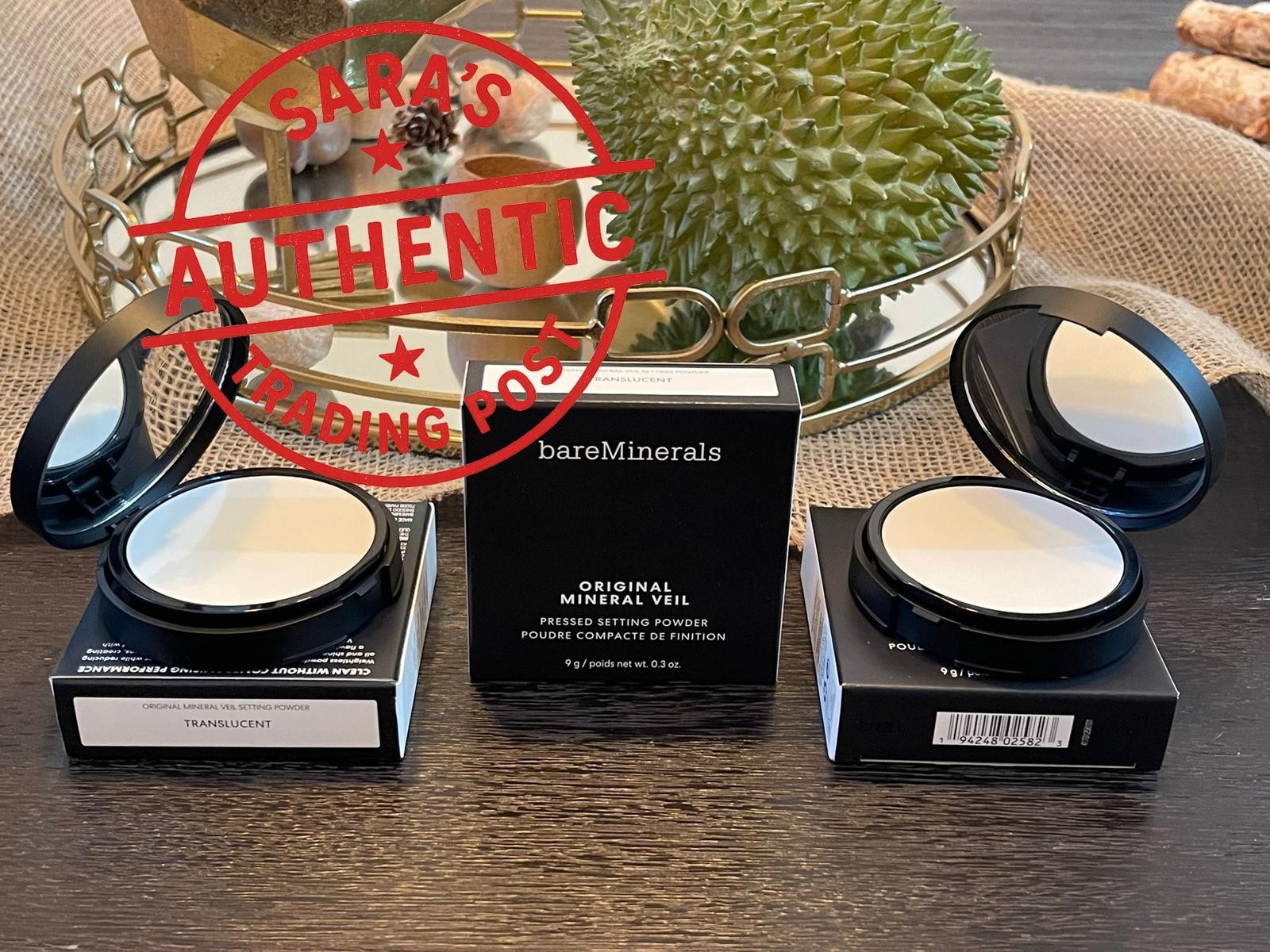 1 BareMinerals Original Mineral Veil Pressed Setting Powder in Translucent