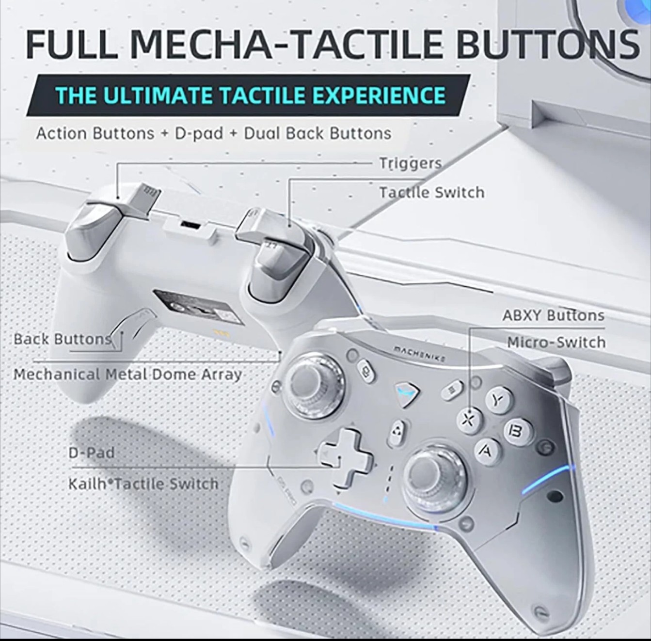 MACHENIKE G5 Pro Wireless Bluetooth ​Gamepad Game Controller For NS Android TV