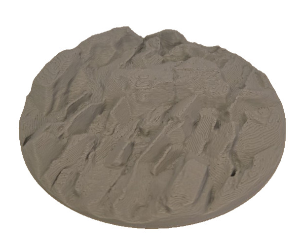 80mm "Stony" Premium Scenic Base Toppers-High‑Detail-Wargaming Bases