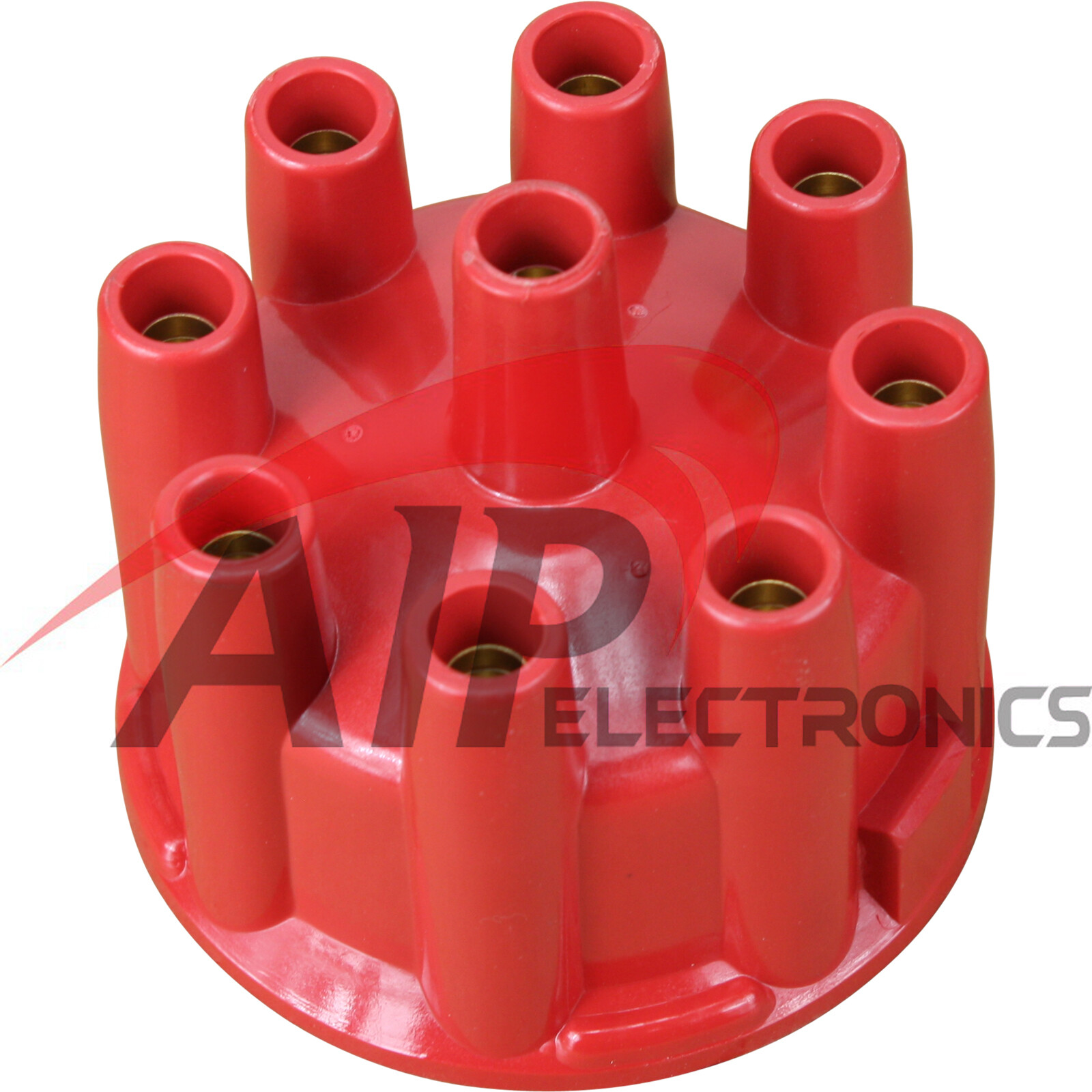 AIP Red Female Terminal Ignition Distributor Cap For V8 Pro Billet Distributors