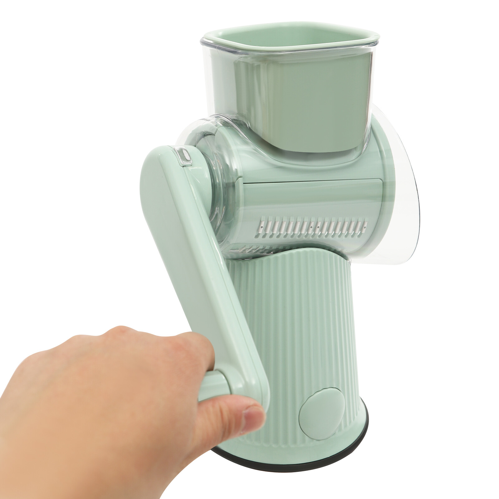 3 In 1 Vegetable Fruit Slicer Cutter Shredder Food Manual Rotary Grater Chopper