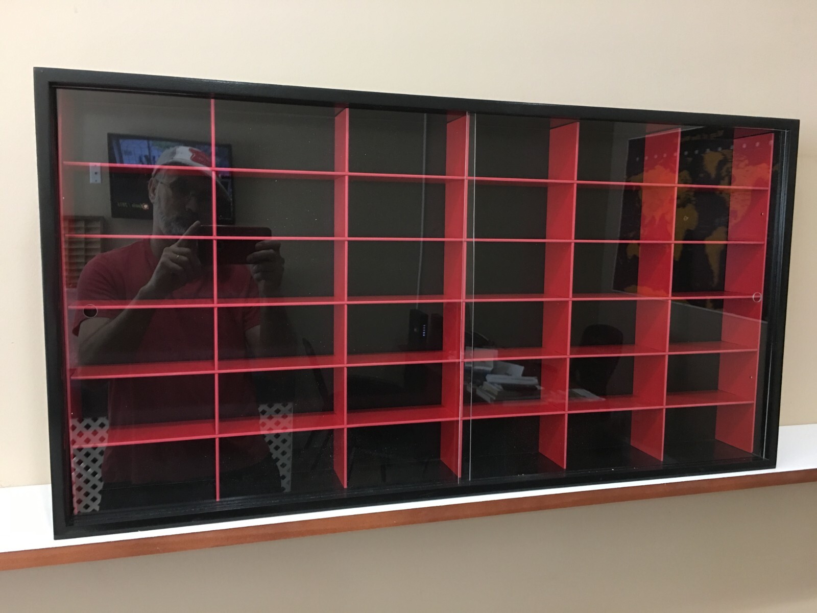 Display Case for 1/43 & Smaller Scale Cars, Other Items - 36 Slots (Made in USA)