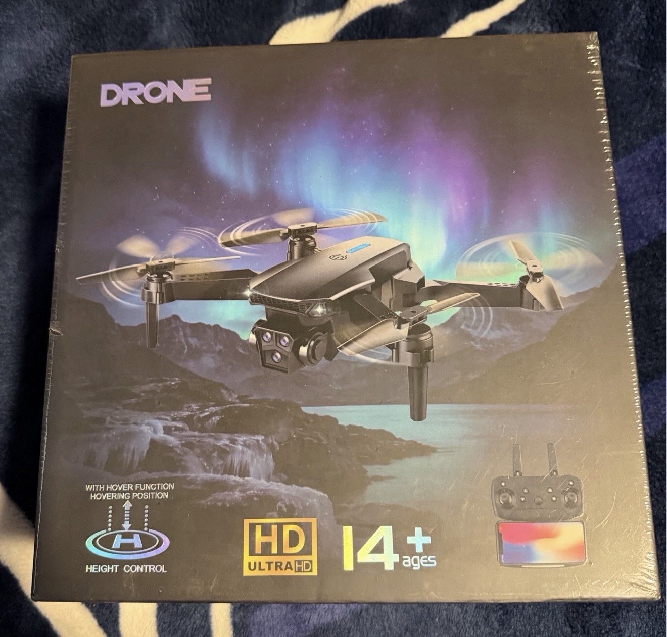 Foldable HD Camera Ready to Fly Drone Quadcopter with Altitude Hold.