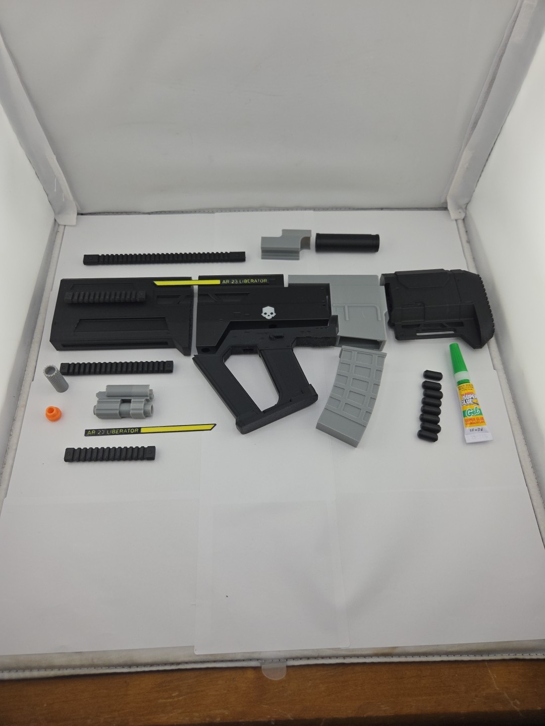 14" Helldivers 2 AR23 Liberator Inspired 3D Printed Desktop Replica Prop Fan Art