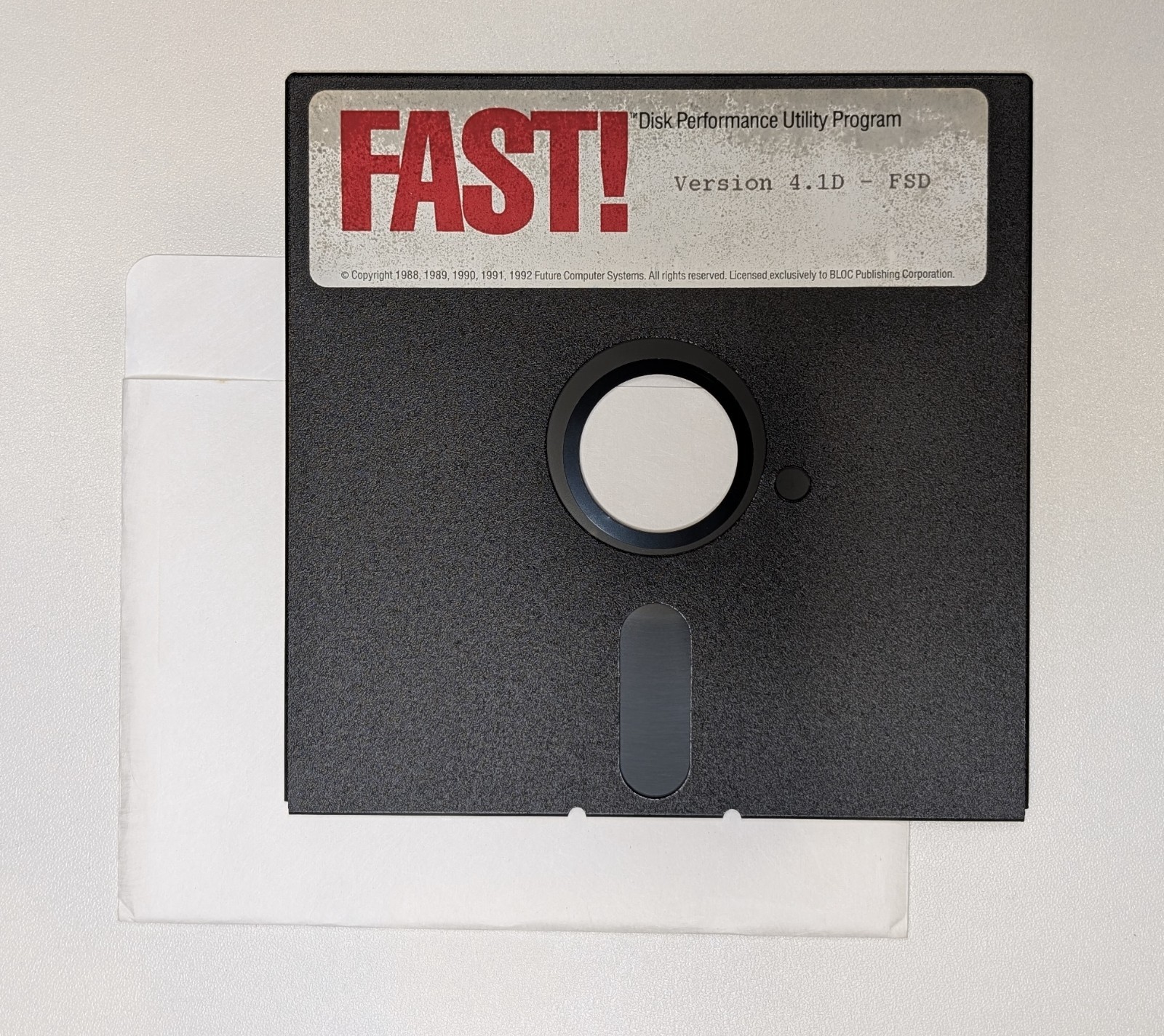 FAST! Disk Performance Utility Program - 5.25" Disk PC DOS - CHECKED