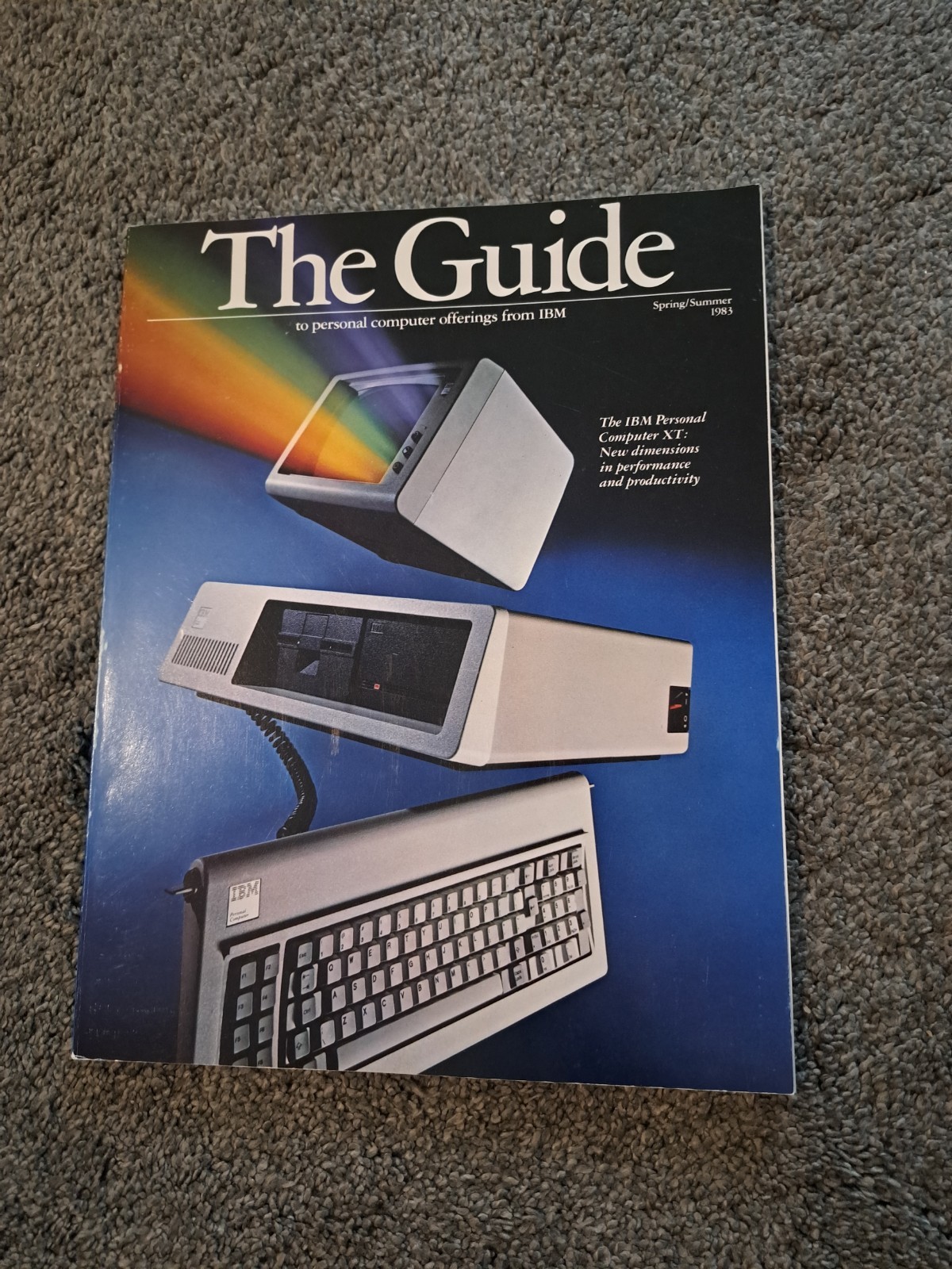 Vintage Spring/Summer 1983 The Guide Personal Computer Offerings from IBM