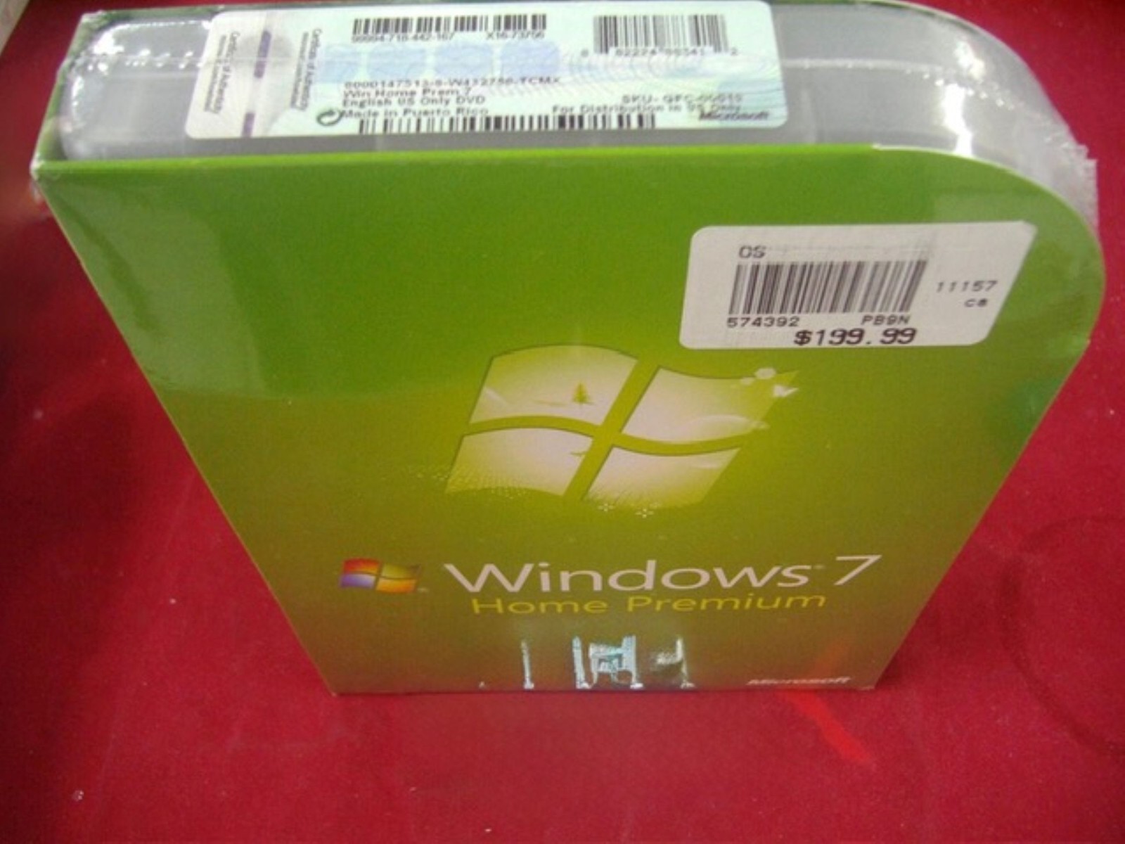 NEW Microsoft Windows 7 Home Premium Operating System Software Disc SEALED BOX