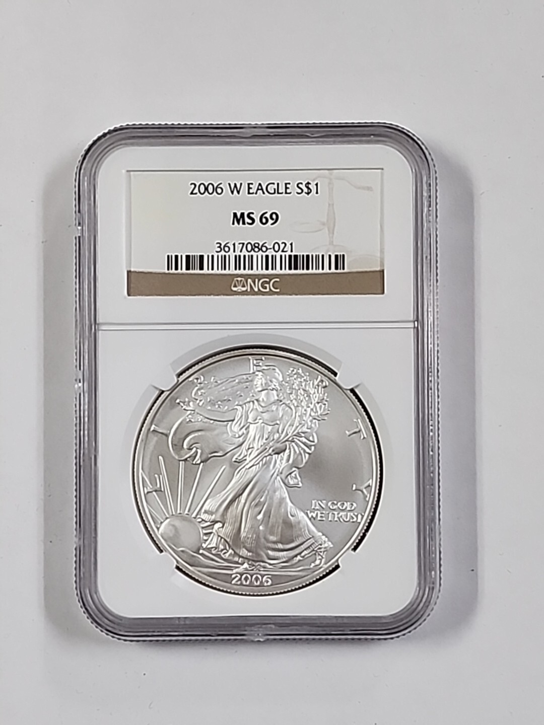 2006 W Silver Eagle NGC MS69