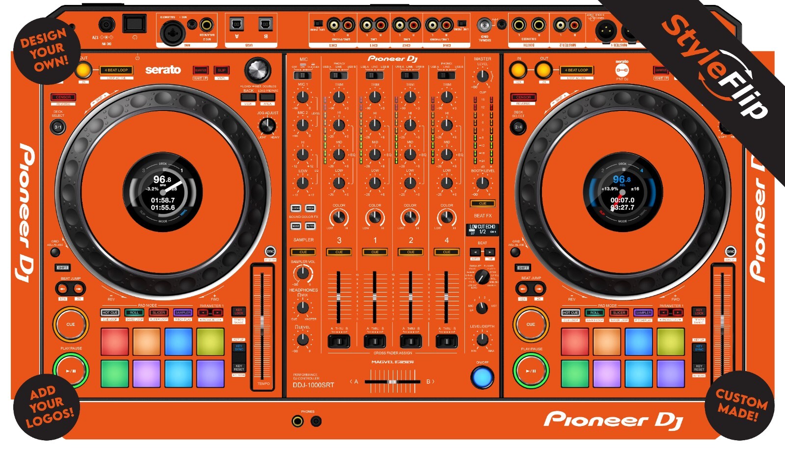 Pioneer DDJ-1000 SRT Skin | Custom Design |  Protective Decal | StyleFlip